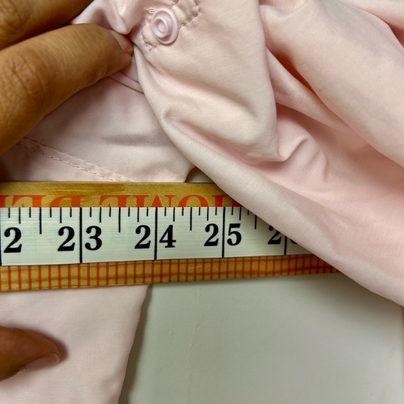 L.L BEAN VINTAGE Lightweight Long Sleeve Cargo peach Color Shirt size XL - Picture 9 of 10